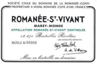 DRC Romanée Saint Vivant Grand Cru