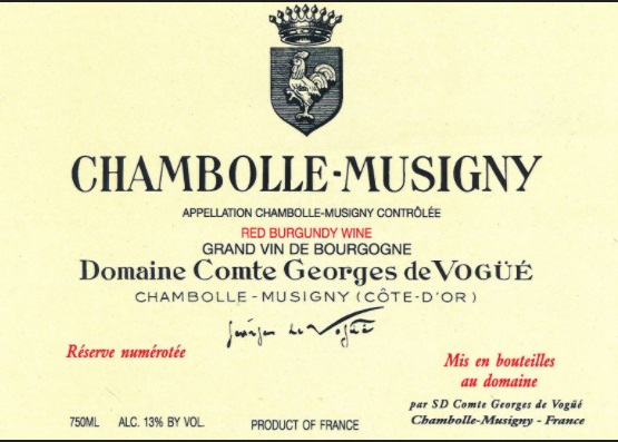 Domaine Comte Georges de Vogüé Chambolle Musigny