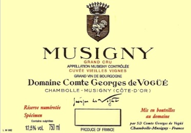 Domaine Comte Georges de Vogue Musigny Grand Cru Cuvee Vieilles Vignes